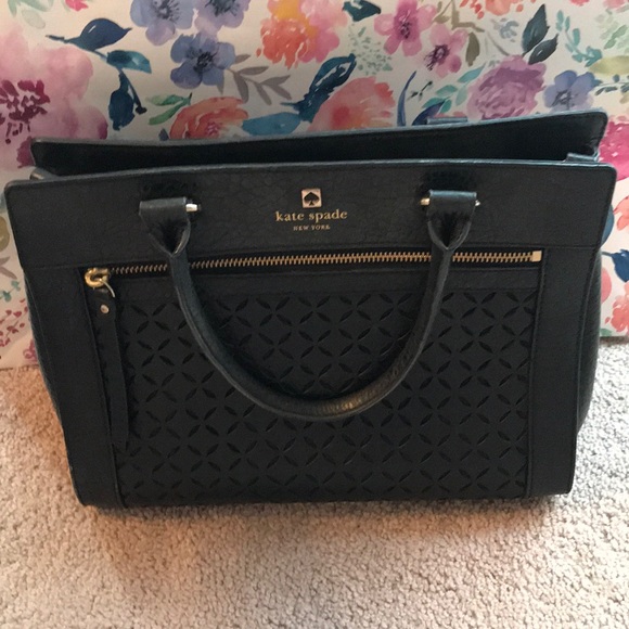 kate spade Handbags - Kate Spade black leather handbag